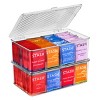Sorbus Storage Bins for Pantry with Dividers & Lids (M) - 2 of 4
