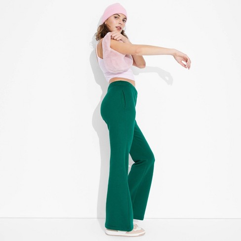 High waisted flare sweatpants hotsell