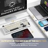 MaseiKar Gasket Mechanical Keyboard,99 Key Hot Swappable BT5.0/2.4G/USB-C Wireless NKRO 98% 1800 Layout with RGB LED Backlit for Linux/Win/Mac - 3 of 4