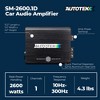 Autotek Street Machine 2600 Watt 2 Channel Car Audio Amplifier with Equalizer to Optimize Frequencies for Subwoofers and Full-Range Speakers - 4 of 4