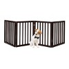 Pet Adobe Indoor Pet Gate - Folding Dog Gate for Stairs or Doorways - Freestanding Pet Fence for Cats and Dogs - image 4 of 4