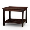 AndMakers Longs Peak Eucalyptus Two Shelf Side Table in Espresso - image 2 of 4