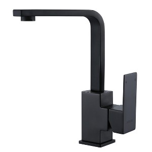 WOWOW Single Handle Deck Mount Stainless Steel Bar Faucet  in Brushed Nickel - 1 of 4