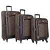 American Flyer AnimalPrint 5-Piece Spinner Luggage Set - 2 of 4