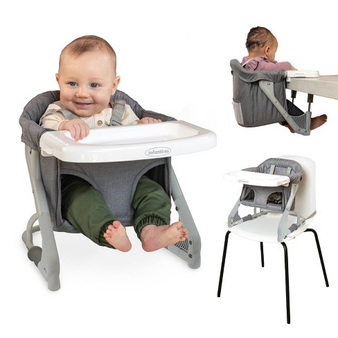 Infantino The Ultimate Travel Booster Gray