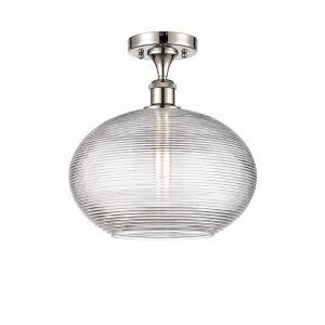 Ithaca - 1 Light Semi-Flush Mount In Industrial Style-12 Inches Tall and 12 Inches Wide - 1 of 1
