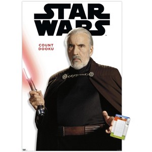 Trends International Star Wars: Saga - Count Dooku Feature Series Unframed Wall Poster Prints - 1 of 4