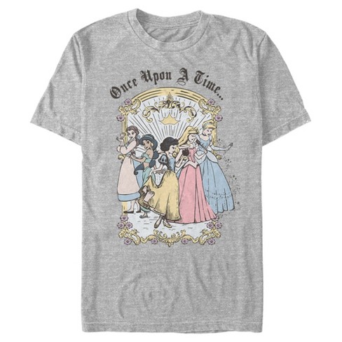 Men S Disney Princesses Classic Once Upon A Time T Shirt Target