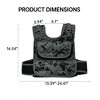 COZONY Adjustable Weighted Vest 44LB for Men & Women, Heavy Duty 1000D Nylon Training Vest with Iron Weights - 2 of 4