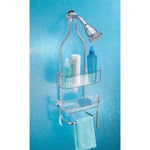 iDesign Zia 23 in. H X 9.6 in. W X 4.5 in. L Clear Shower Caddy - 1 of 1