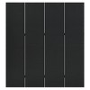 vidaXL Room Divider Freestanding Privacy Screen for Room Separation Steel - Black 63" x 70.9" 2 pcs - 4 of 4