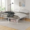Lusimo 18 Inch Bed Frame Easy Assembly Metal Platform Bed with Steel Slat Support All Sizes - 2 of 4