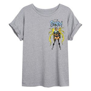 Women's - Marvel - X-Men Storm Icons Oversized Graphic T-Shirt - 1 of 4