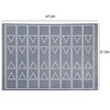 VECELO Front Door Mat Welcome Mat, Absorbent Muddy Kitchen Rugs, Non-Slip Rubber Backing Doormat - 3 of 4