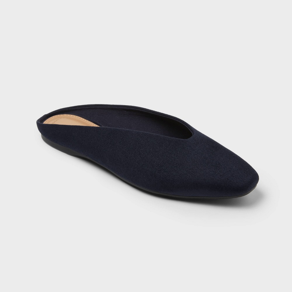Women's Liza Slip-On Mules - Universal Thread™ Navy Blue 7.5