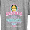 Women's - Garfield - Collegiate Genuine Quality Attitude Short Sleeve Graphic T-Shirt - image 2 of 4