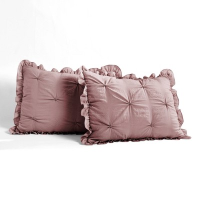 Lush Décor Ravello Pintuck Ruffle Skirt Bedspread & Sham Set, 4 of 11