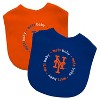 BabyFanatic Officially Licensed Unisex Baby Bibs 2 Pack - MLB New York Mets - 2 of 4