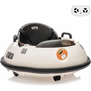 12V Electric Bumper Car for Toddlers, Kids Ride-On with Remote, 360 Degree Spin, LED Lights, Dual Joysticks - 1 of 4