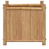 Aghana Digitals Square Natural Bamboo Planter, 15.7"x15.7"x15.7", Oiled Finish, Indoor/Outdoor, - 4 of 4