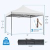JIONJOY 10 x 10ft Waterproof Sun Shelter Canopy Tent Pop Up Canopy Tent Portable with Sand Bags - 2 of 4