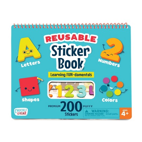  iGetooy Reusable Sticker Books for Kids, 243 Pcs