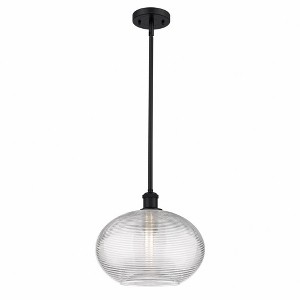 Ithaca - 1 Light Stem Hung Mini Pendant In Industrial Style-10.75 Inches Tall and 12 Inches Wide - 1 of 1