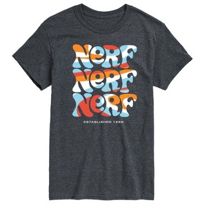 Men's - NERF - Nerf Retro Stacked Short Sleeve Graphic T-Shirt - 1 of 4