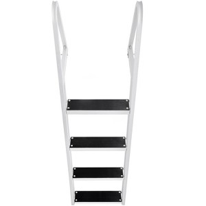 VEVOR Dock Ladder, Removable 4 Steps, 350 lbs Load Capacity,Pontoon Boat Ladder with 4'' Wide Step & Nonslip Rubber Mat,for Ship/Lake/Pool - 1 of 4