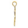 Black Bow Jewelry Diamond Palm Tree Pendant in 14k Yellow Gold and White Rhodium - 2 of 4