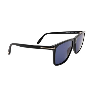 Tom Ford FT 0832 01V Mens Pilot Sunglasses Black 57mm