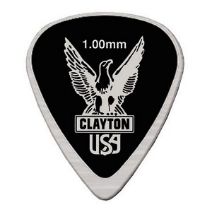 Clayton ZZ-Zinc Standard Metal Guitar Pick 1.0 mm - 1 of 1