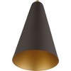 Livex Lighting Metal Shade 1 - Light Pendant in  Bronze/Antique Brass - 3 of 4