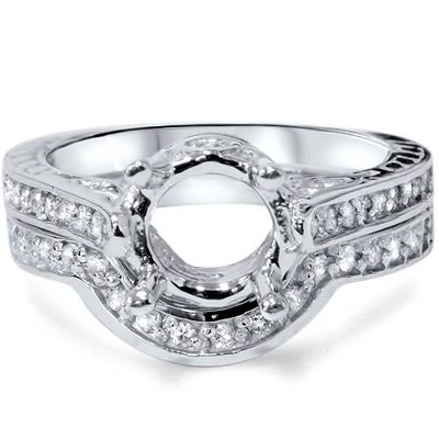 Pompeii3 3/4ct Diamond Engagement Vintage Wedding Ring Mount