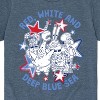 Boys' - SpongeBob SquarePants - Red, White and Deep Blue Sea Short Sleeve Graphic T-Shirt - 2 of 4