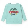 The Juniper Shop Eat Sleep Gymnastics Repeat Youth Sweatshirt - 2 of 4