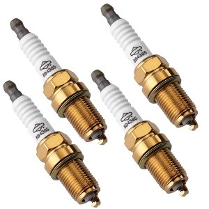 Briggs and Stratton 4 Pack Genuine OEM Spark Plugs for 25M137-0019-F1 Engine # 694385-4PK - 1 of 1