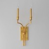 Maxim Lighting Normandy 2 - Light Wall Light in  Gold Leaf - 4 of 4
