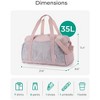 Foldable Duffle Bag for Women - 35L Carry On Weekender Overnight Sports Duffel - 2 of 4