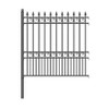 ALEKO London Style DIY Iron Wrought Steel Fence 5.5 X 5 Feet High Quality Ornamental Fence - 2 of 4