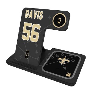 NFL New Orleans Saints Players Game Tactic 15-Watt 3 in 1 Charging Station - 1 of 4