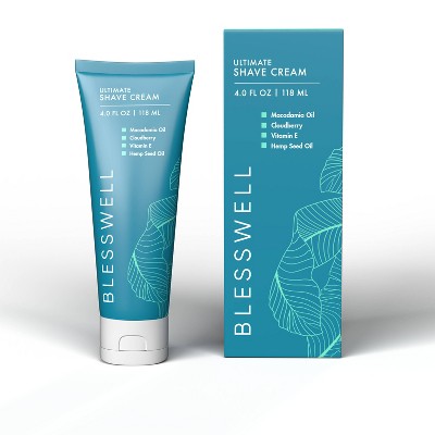 Blesswell Ultimate Shave Cream - Fresh Scent  - 4 fl oz