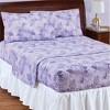 Collections Etc Bed Tite Watercolor Non-slip Microfiber Sheet Set - 2 of 4