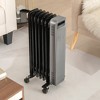 Costway 1500W Oil-Filled Radiator Heater Portable Electric Space Heater 3 Heat Settings - 4 of 4