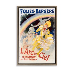 Stupell Industries Vintage Ballet Entertainment Ad, 31" x 21" - 1 of 4