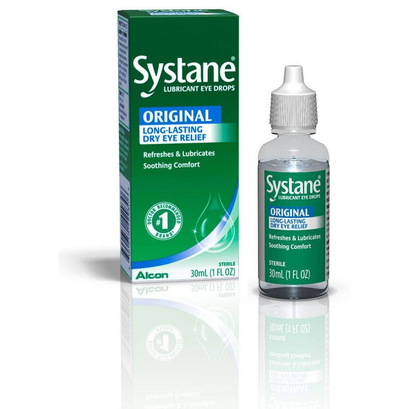 Systane Long Lasting Dry Eye Lubricant Eye Drops - 1 fl oz, 1 of 7