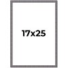 PosterPalooza | Textured Grey Picture Frame - UV Acrylic, Foam Board Backing, Hanging Hardware - 2 of 4