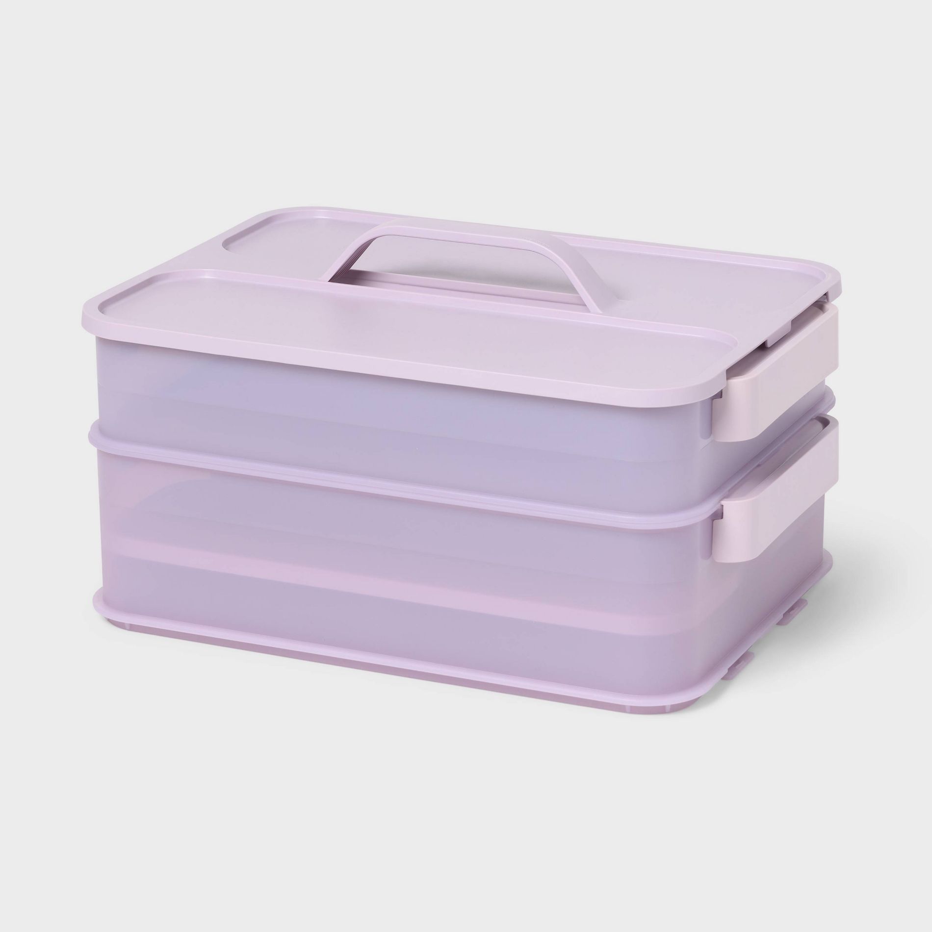 6pc Click in Place Large Toolbox Starter Kit Lavender - Brightroom™