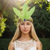 Unique Bargains Women's Feather Elastic Band Headband 1 Pc - 2 of 4