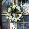 Hydrangea and Seedum Floral Wreath - 2 of 2